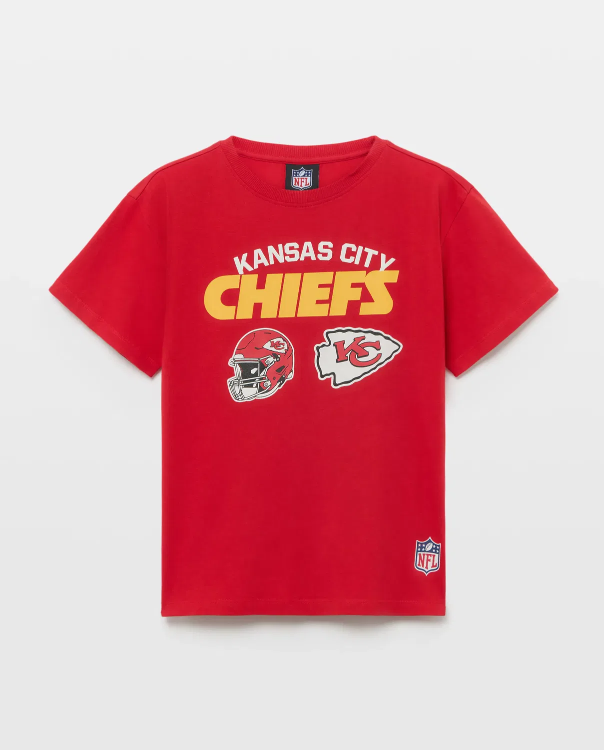 Детская футболка с коротким рукавом с принтом NFL CHIEFS Kids El Corte Inglés, Красный — фото 4