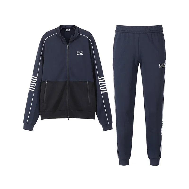 Мужской спортивный комплект Casual Sportswear EMPORIO ARMANI, Navy Blue & Black