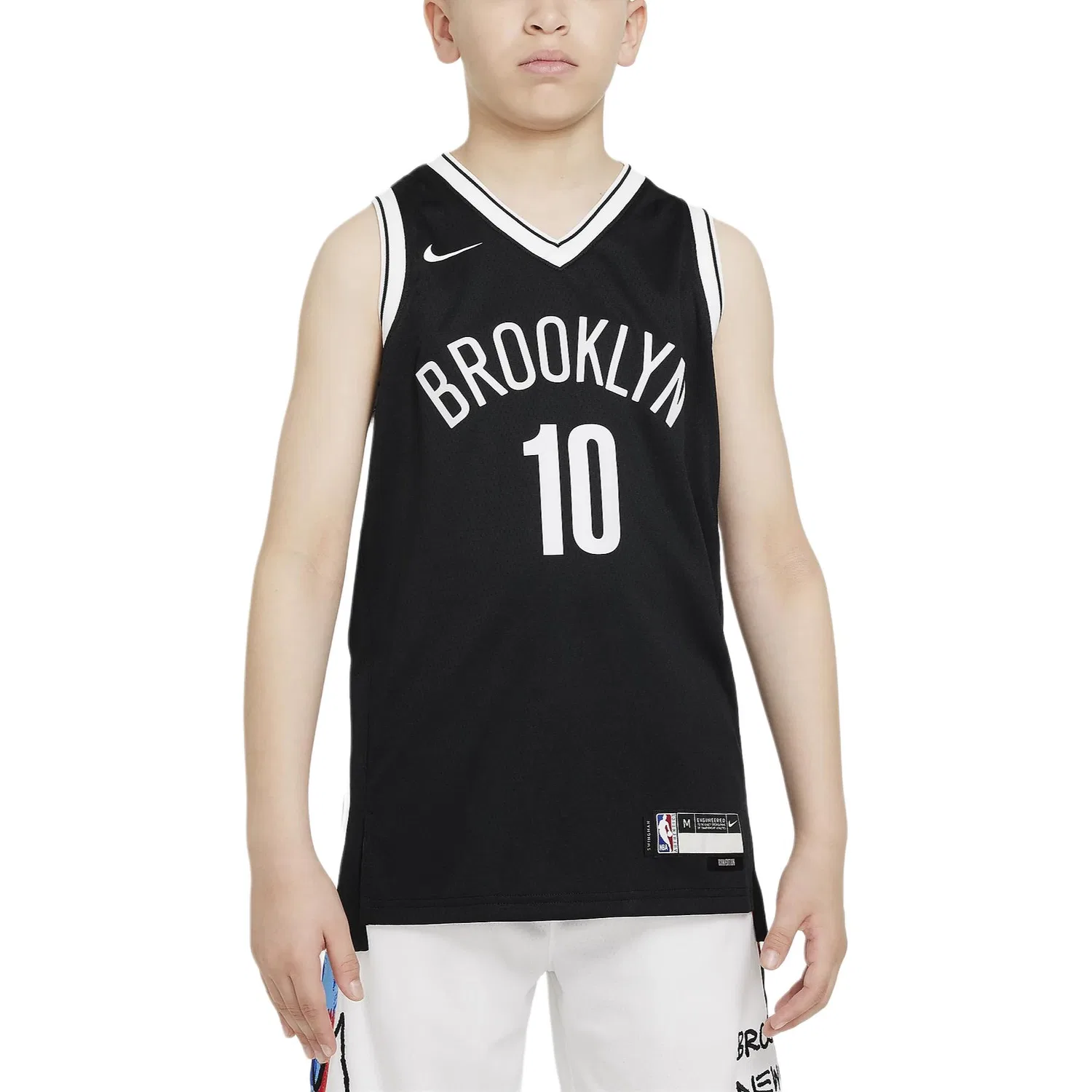 Детская майка Nike x NBA Brooklyn Nets Icon Black