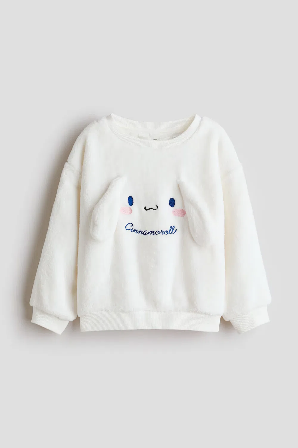 Толстовка из плюшевого флиса с декоративным рисунком H&M, Weiß/Cinnamoroll