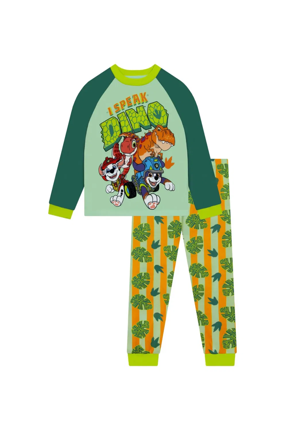 Детская пижама с принтом The Dino Movie Paw Patrol, Green
