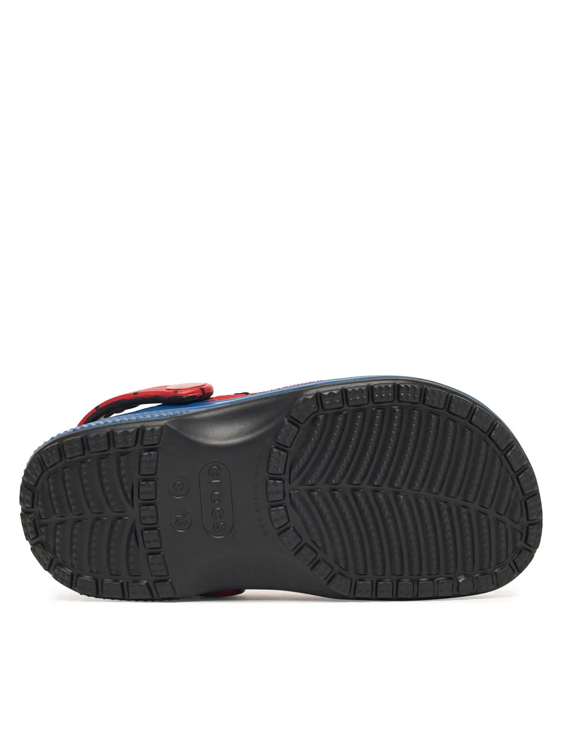 Шлепанцы для мальчика Kids' Spider-Man Classic Clog Crocs, красный — фото 4