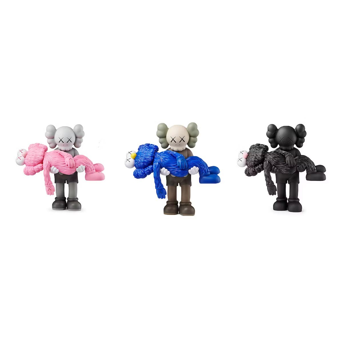 

Набор фигурок Kaws Gone, черный/коричневый/серый