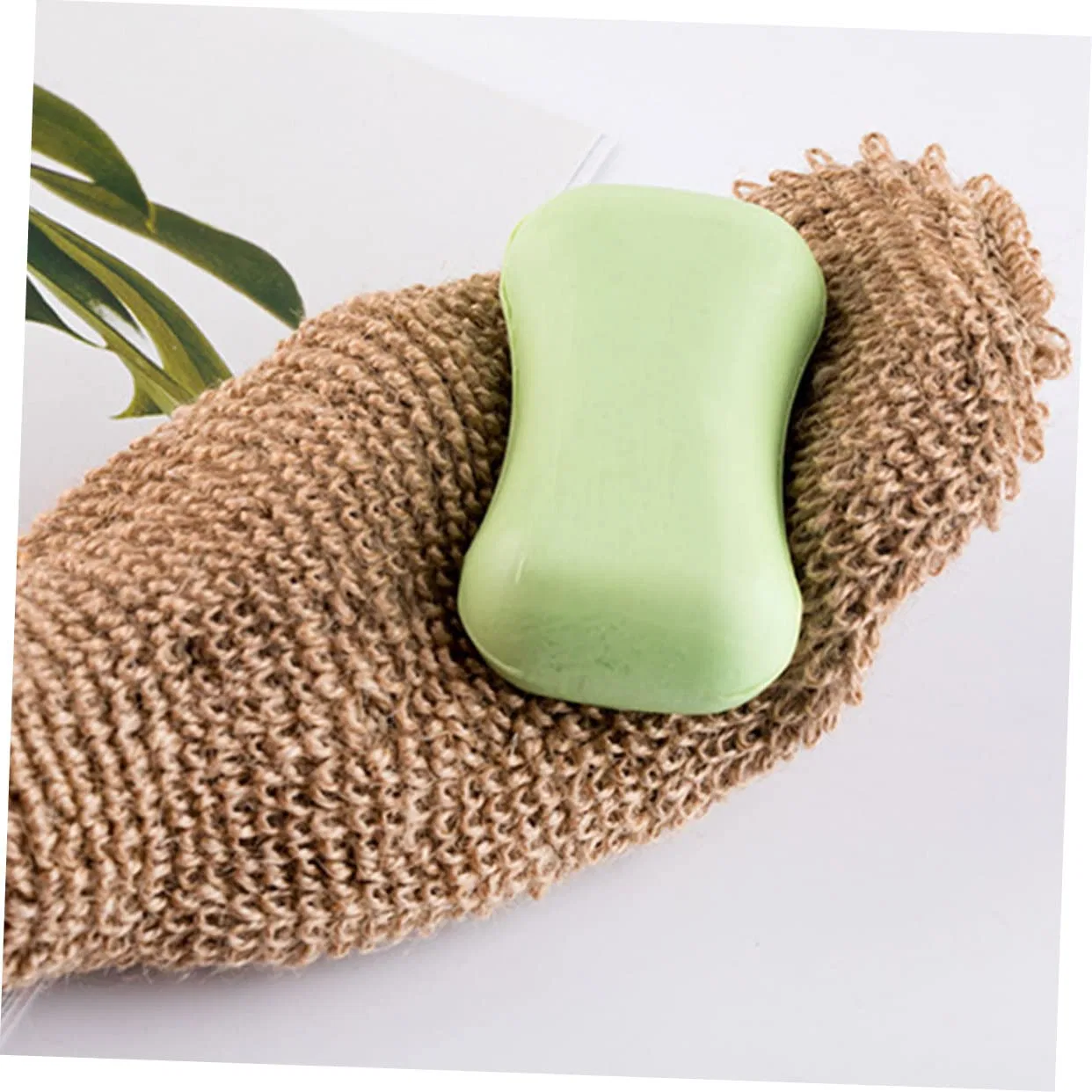 Эксфолирующие перчатки для тела, 4 шт, Jute, Gogogmee, 22x12x1 см — фото 4