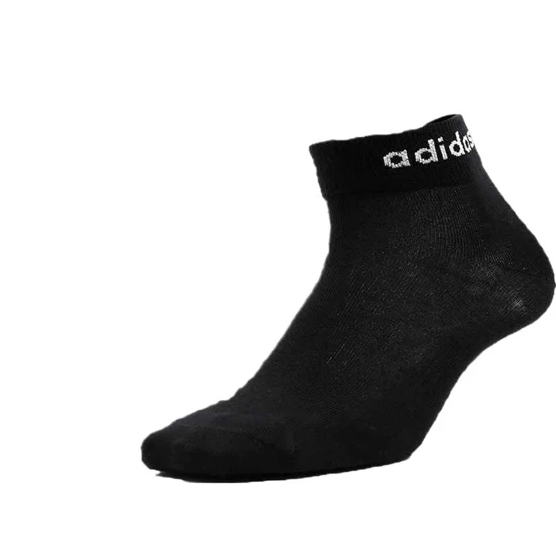 Детские носки с длинным голенищем, комплект из 3 пар, Adidas, Black