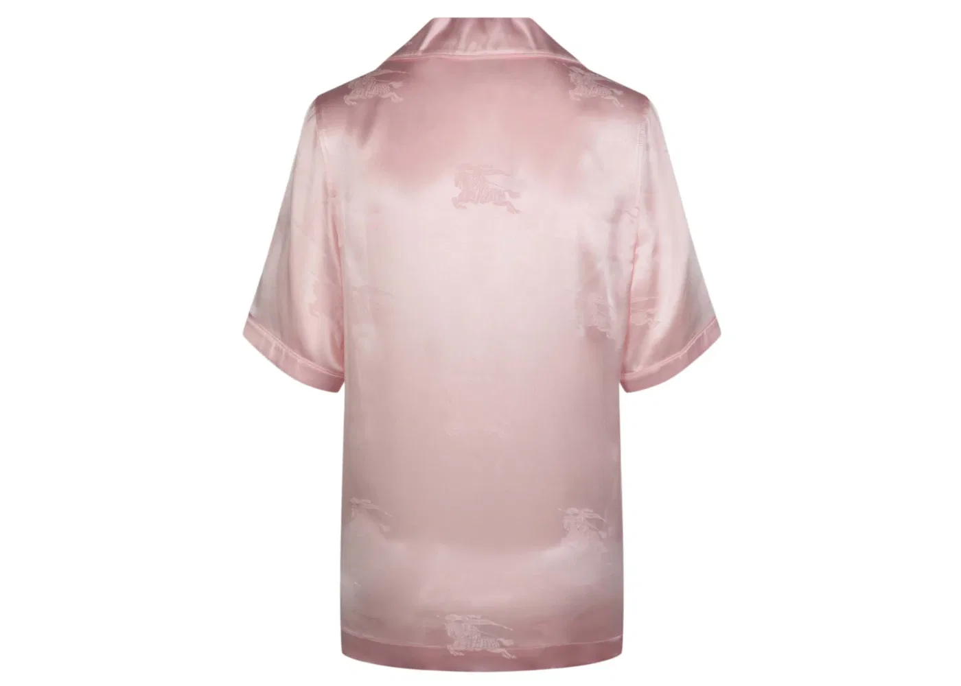 Женская рубашка с принтом Burberry, Light Pink — фото 2