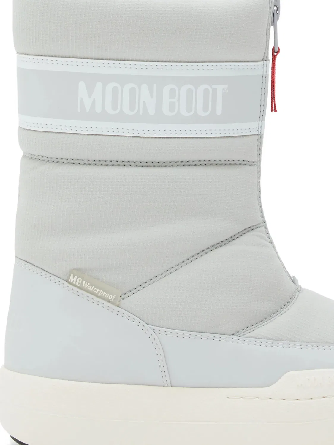 Детские высокие зимние ботинки Moon Boot, серый — фото 4