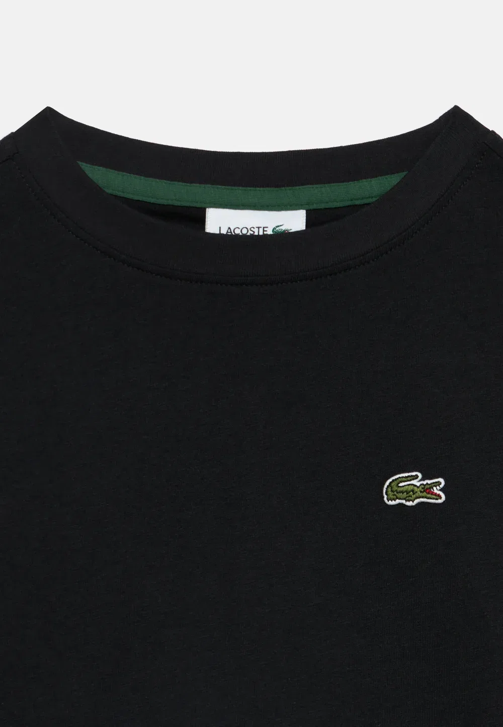 Базовая футболка унисекс - базовая футболка Lacoste, Noir — фото 3