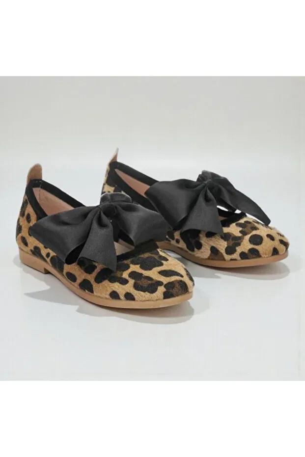 Детские балетки для девочек с леопардовым принтом Patik Bebe, Leopard — фото 3
