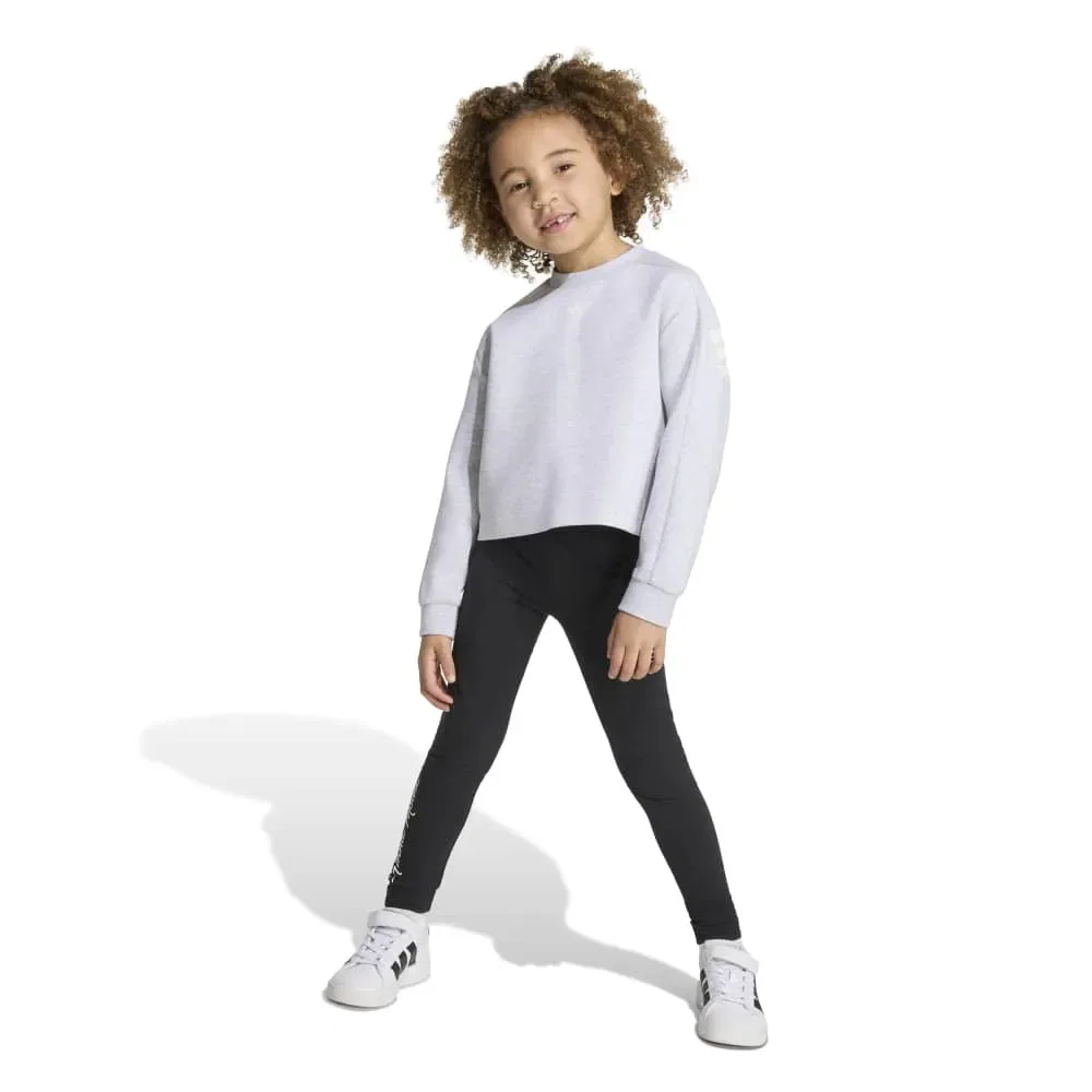 Детский спортивный комплект с принтом Minnie Mouse Adidas Disney Minnie Mouse Jogger LG set, Black