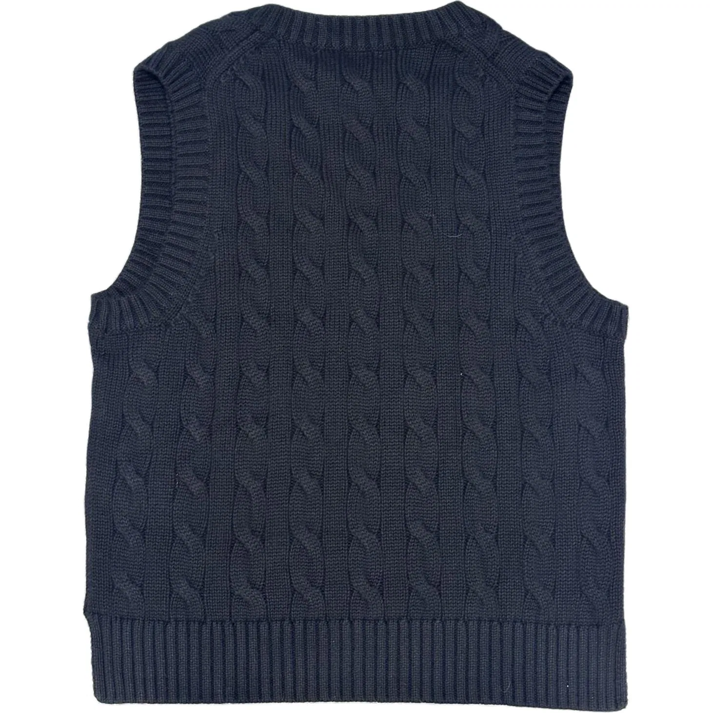 Вязаный топ, Polo Ralph Lauren, Black — фото 3