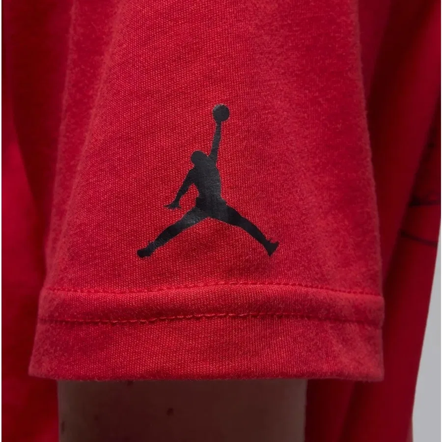 Детская футболка с коротким рукавом Air Jordan Has Landed Nike, Черный — фото 4