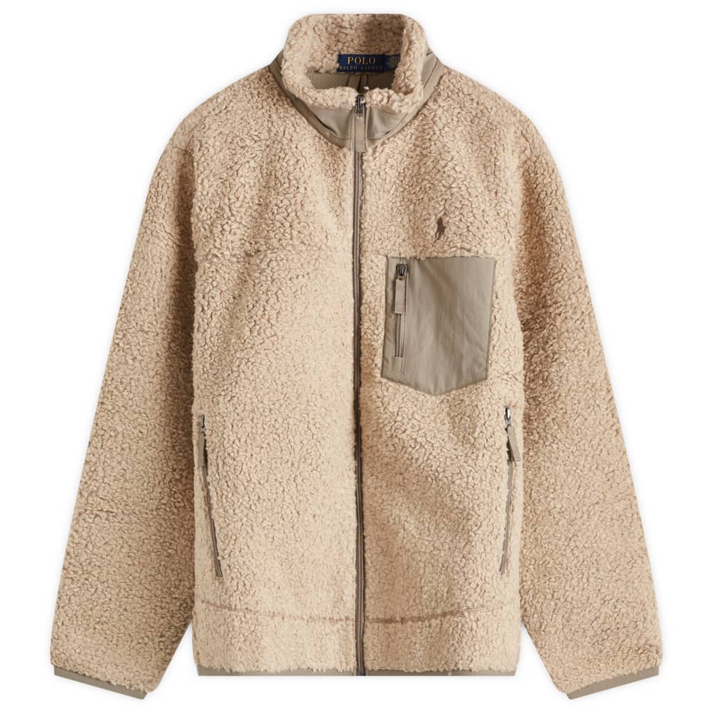 

Флисовая куртка на молнии Polo Ralph Lauren, цвет adirondack heather