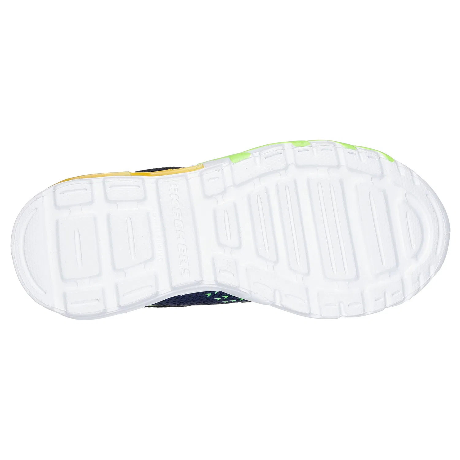Детские кроссовки-слипоны со светящейся подошвой Skechers, Navy-Mint — фото 3