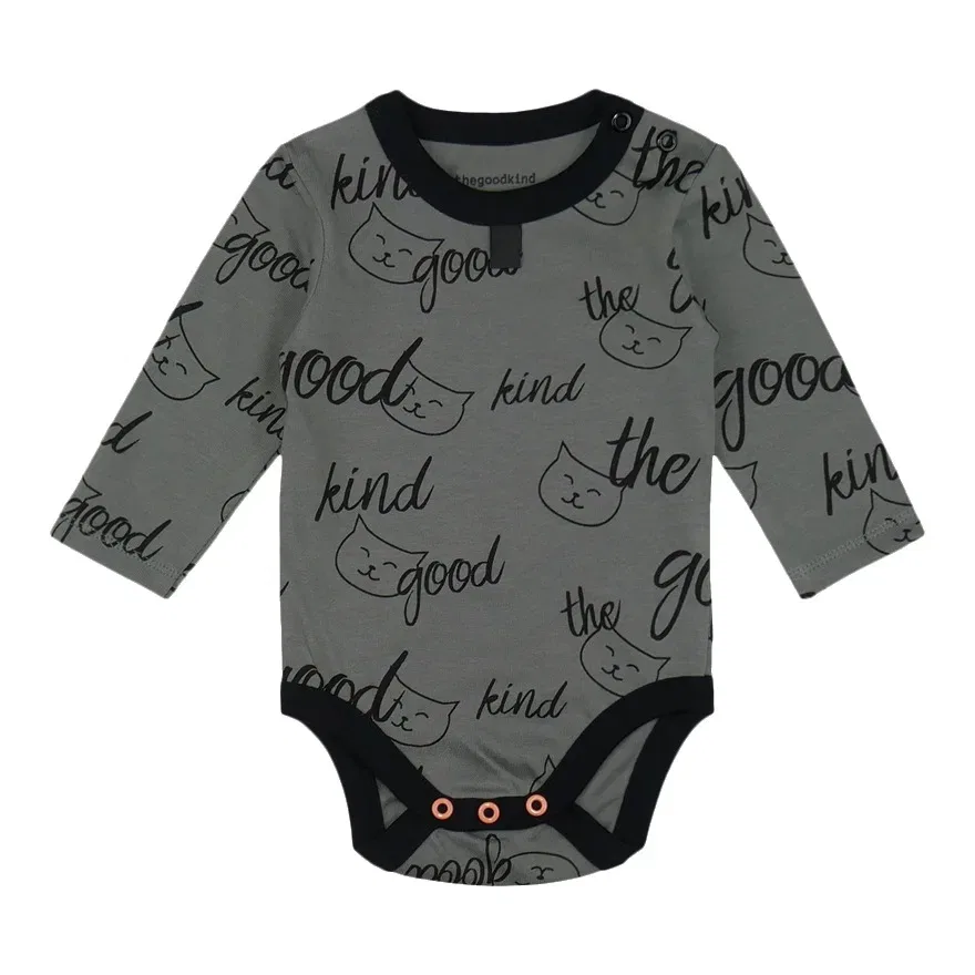 Боди-комбинезон оливковый Thegoodkind, оливковый