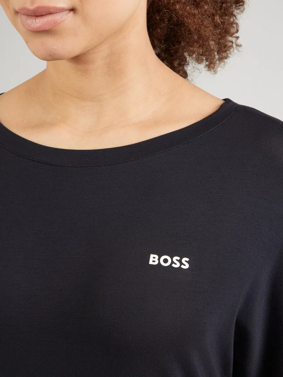 Ночная рубашка BOSS черного цвета — фото 2