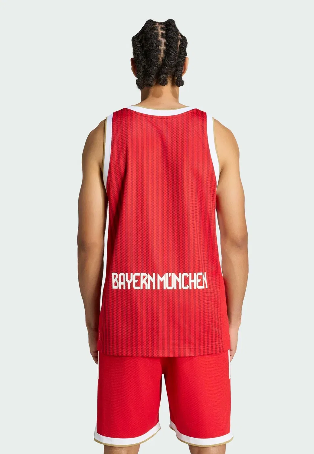 Мужская домашняя футболка ФК Бавария Мюнхен BB - топ Adidas Performance, Better Scarlet — фото 2