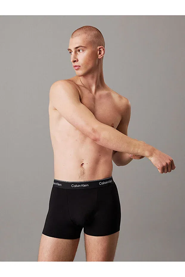 Мужские боксеры эластичные Calvin Klein, Black — фото 2