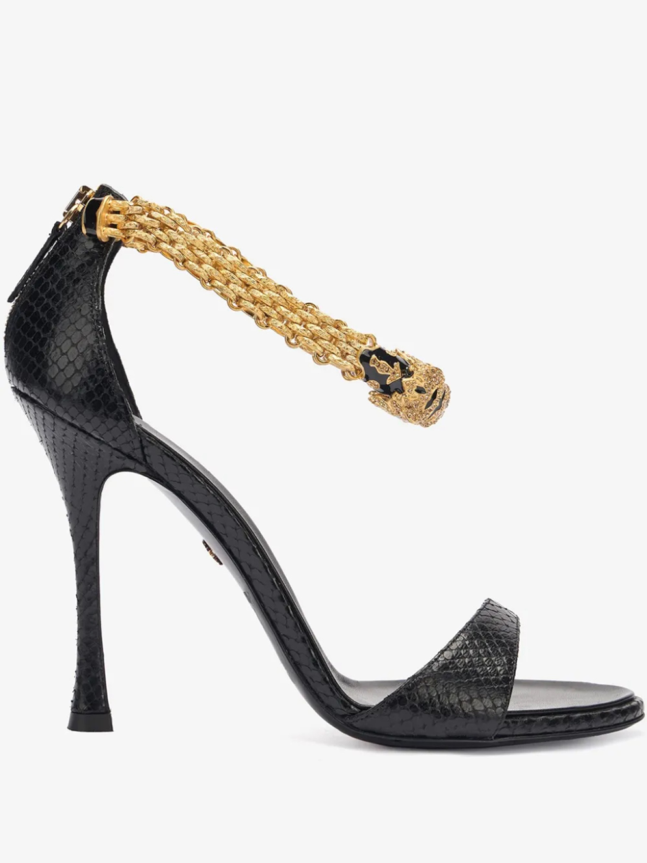 Сандалии Roberto Cavalli Jewel Tigers, черный