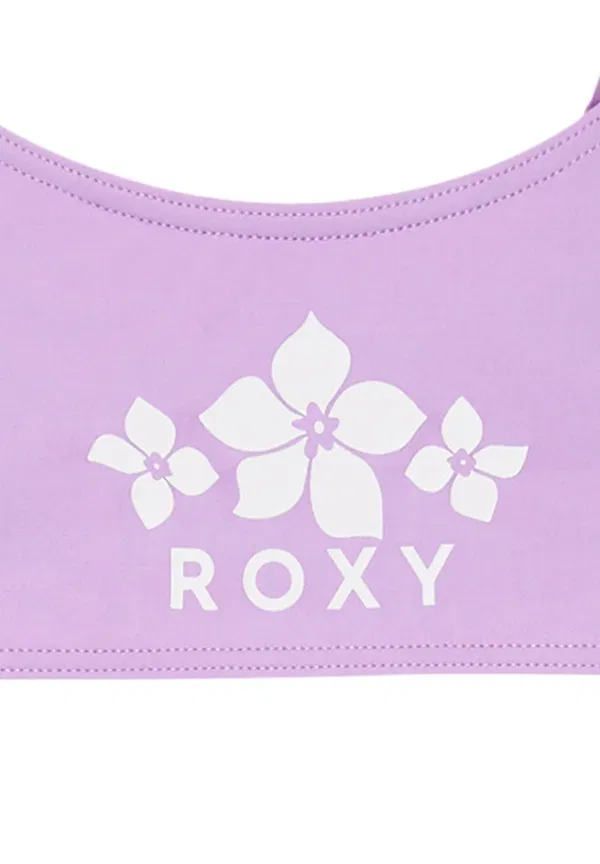 Купальник раздельный с цветочным принтом Set Roxy, Pink — фото 3