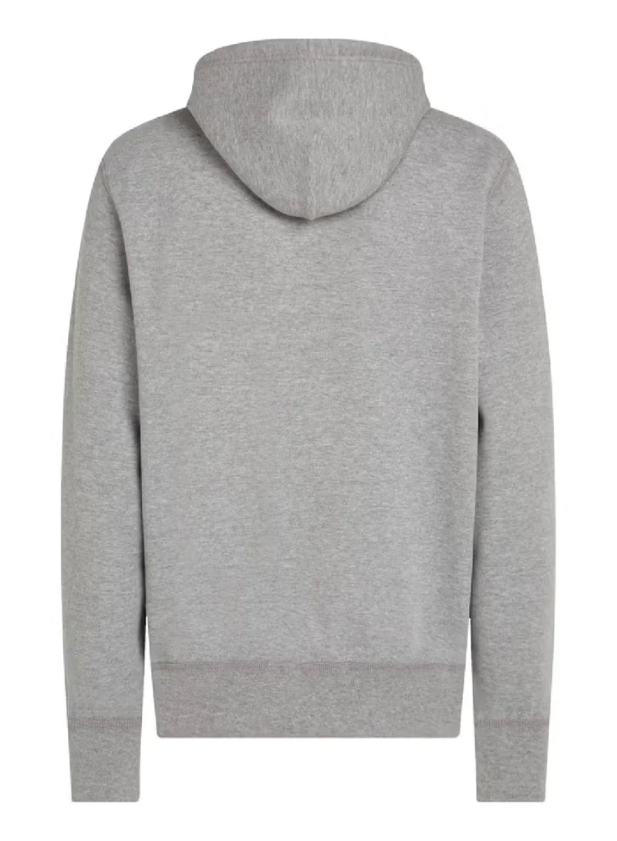 Худи Tommy Hilfiger Essential Fleece, серый — фото 4