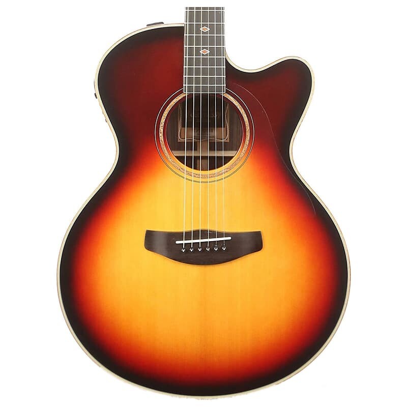 

Электроакустическая гитара Yamaha CPX1200II Medium Jumbo, Vintage Sunburst с футляром