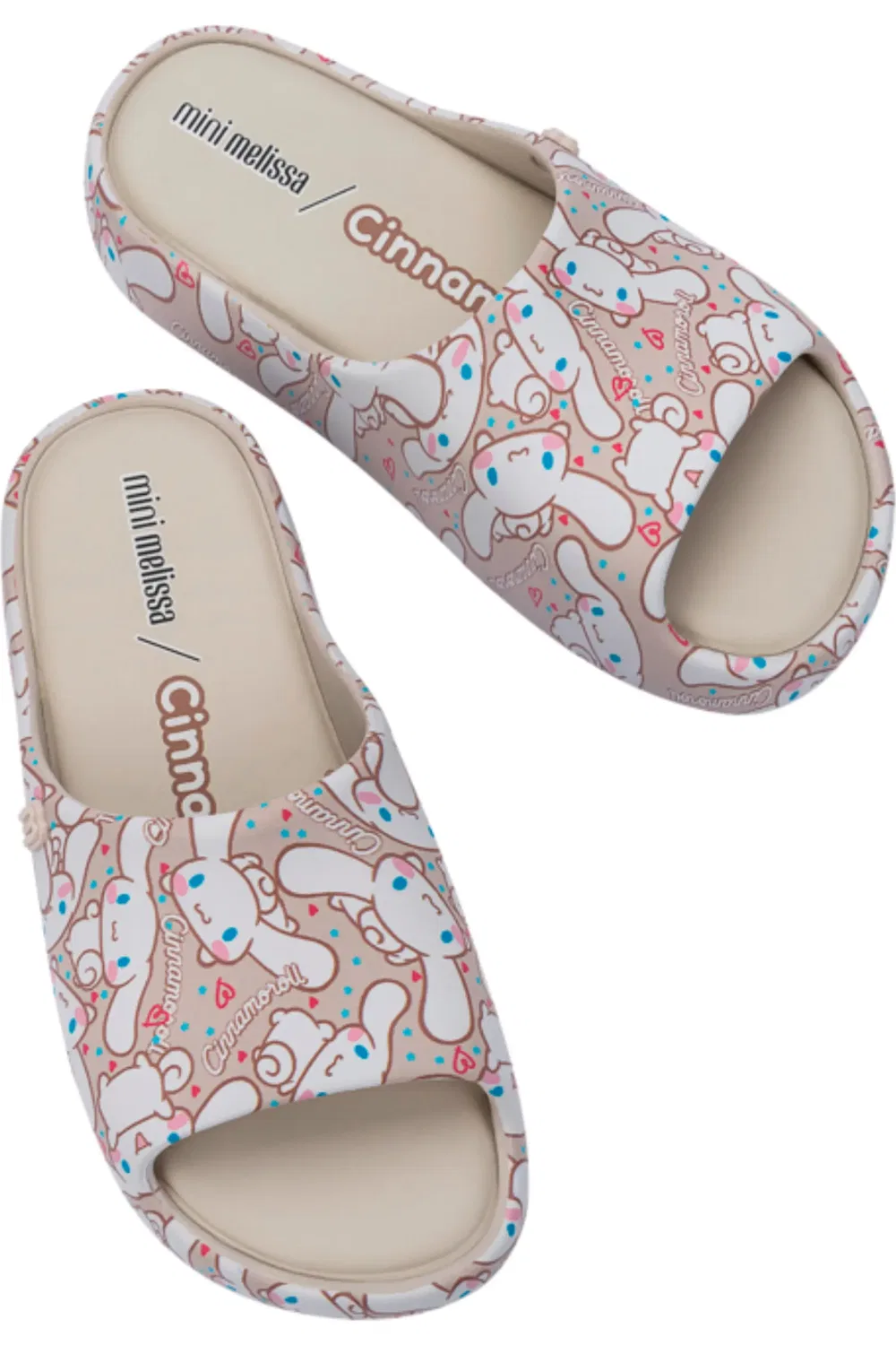 Детские сандалии платформа с Hello Kitty Mini Melissa, бежевый/коричневый — фото 4