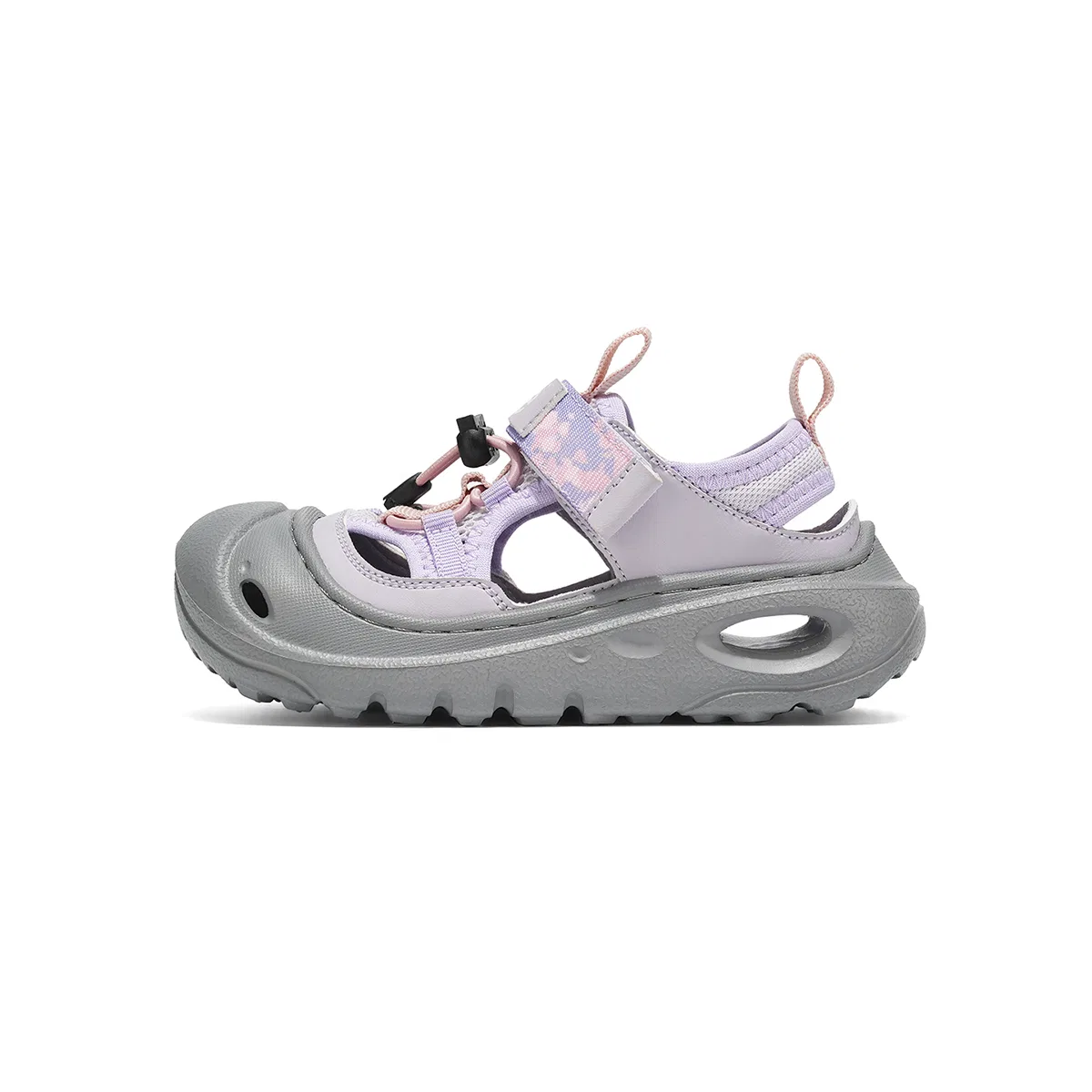 Детские сандалии из искусственной кожи с защитой от ударов Lee, Gray Purple