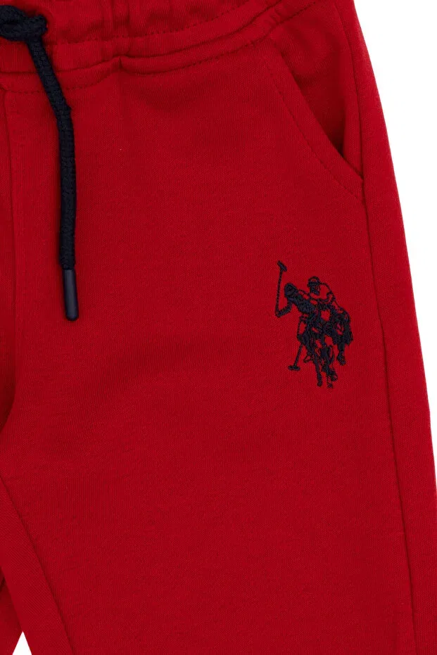 Детские спортивные брюки для мальчиков с принтом U.S. Polo Assn., Red — фото 4