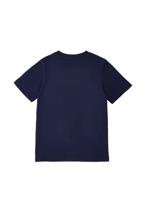 Футболка хлопковая Basic t-shirt Roy Rogers, темно-синий — фото 2