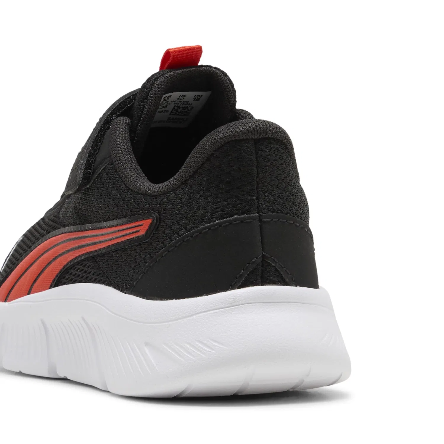 Детские кроссовки для мальчиков с липучками FlexFocus Modern PUMA PUMA Black Red Flash PUMA White — фото 2