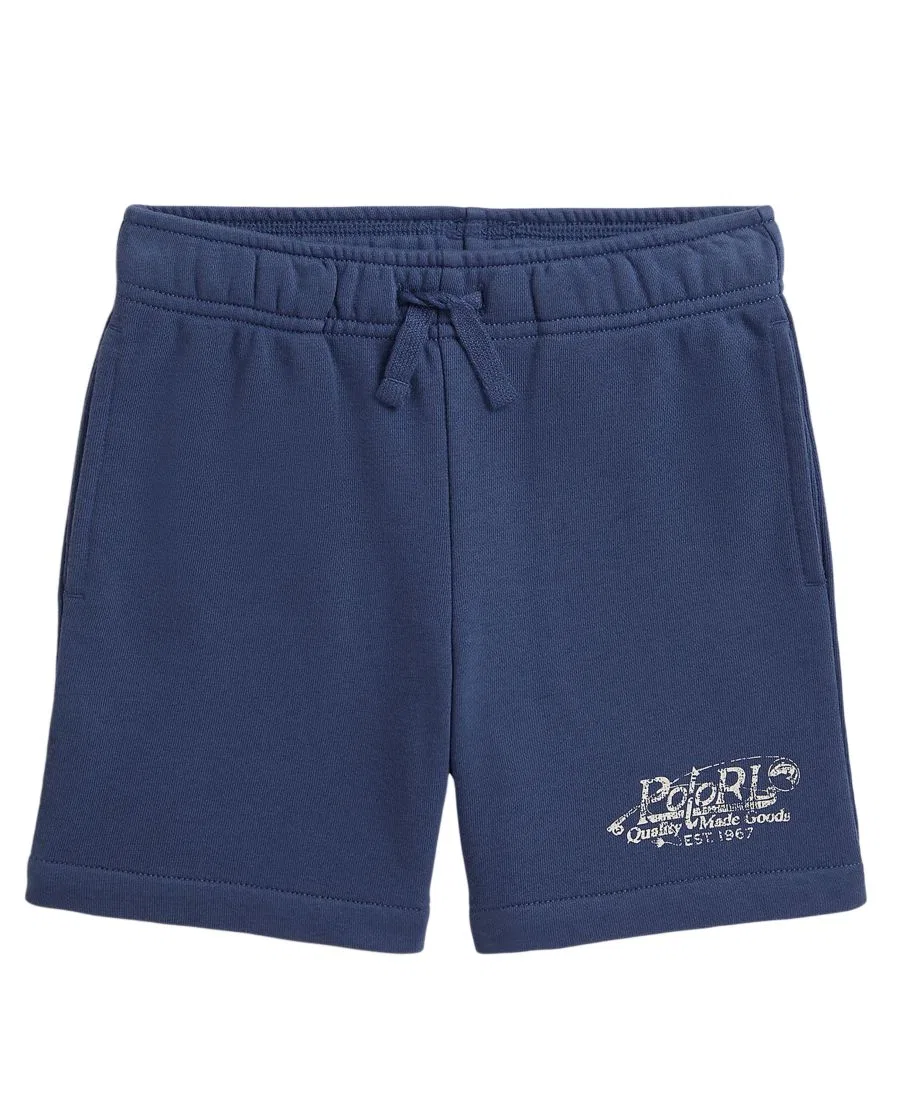 Шорты из французского футера с логотипом Polo Ralph Lauren, Old Royal