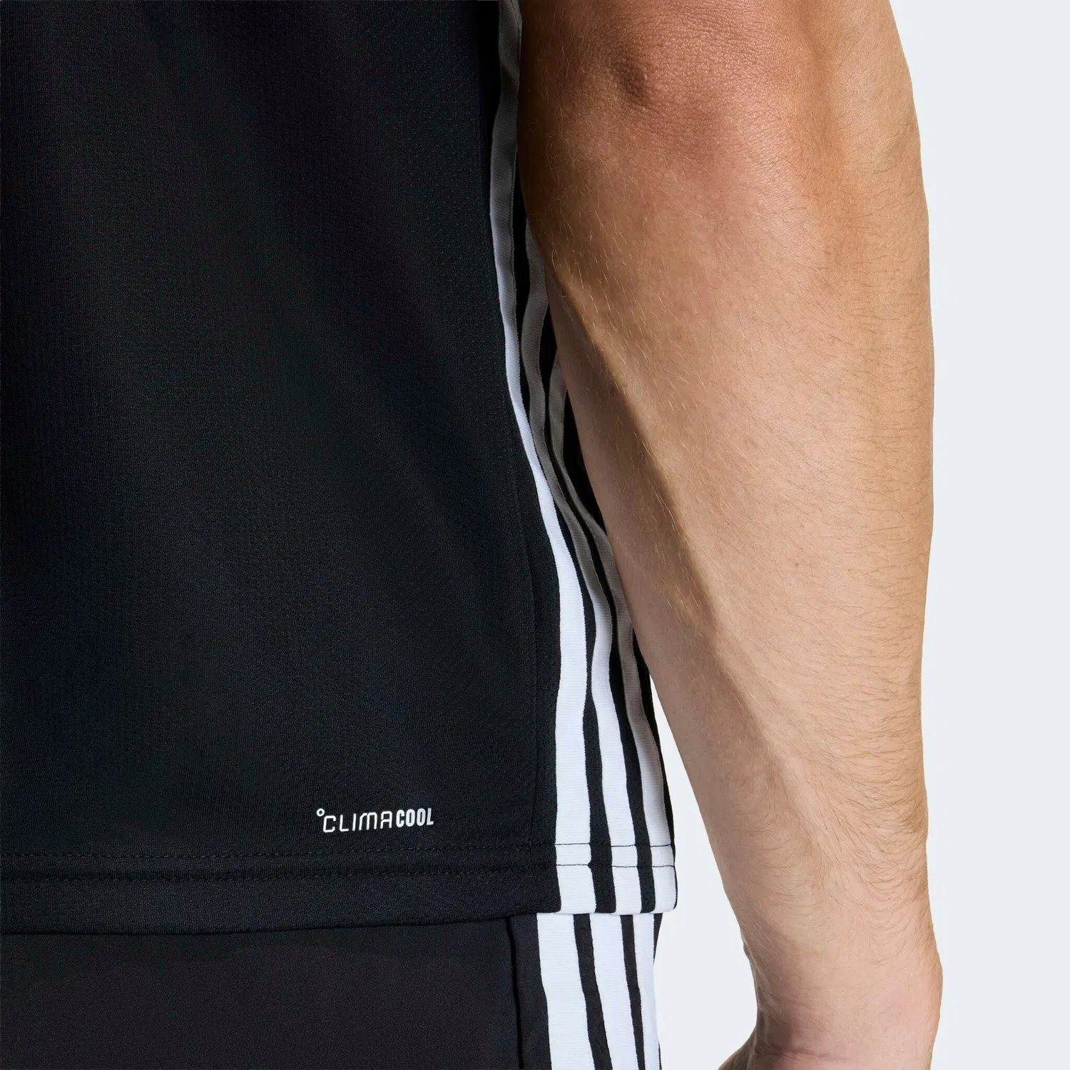 Мужская футболка с 3 полосками Adidas Performance, Black/White — фото 4