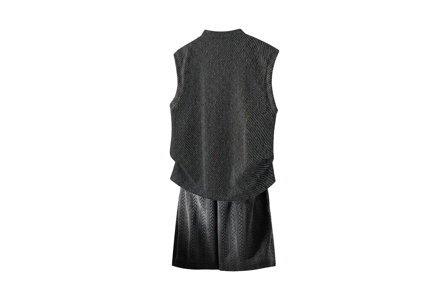 Детский спортивный комплект с V-образным вырезом и нашивками, Fitness Sets Unisex V Neck Thin, WARRIOR — фото 4