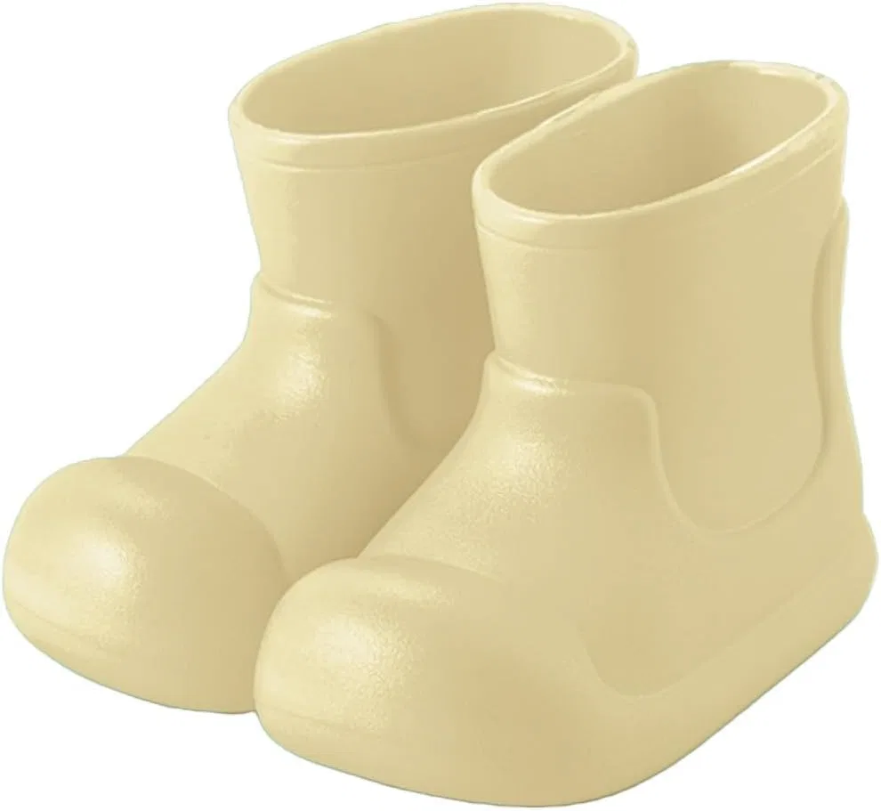 Детские резиновые сапоги для мальчиков и девочек водонепроницаемые легкие, White