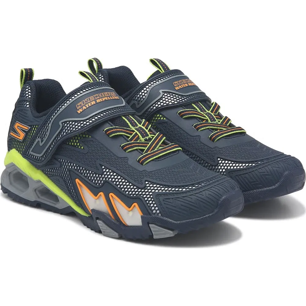 Детские водостойкие кроссовки Hydro Lights Skechers, Navy/Yellow Multi
