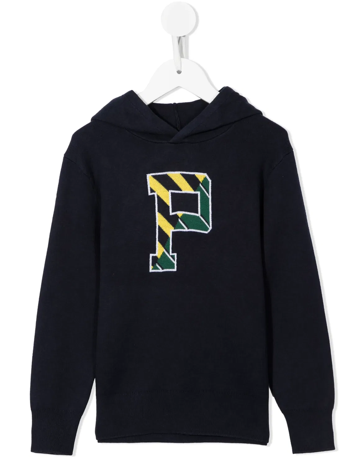 Толстовка с логотипом из хлопка Polo Ralph Lauren, синий