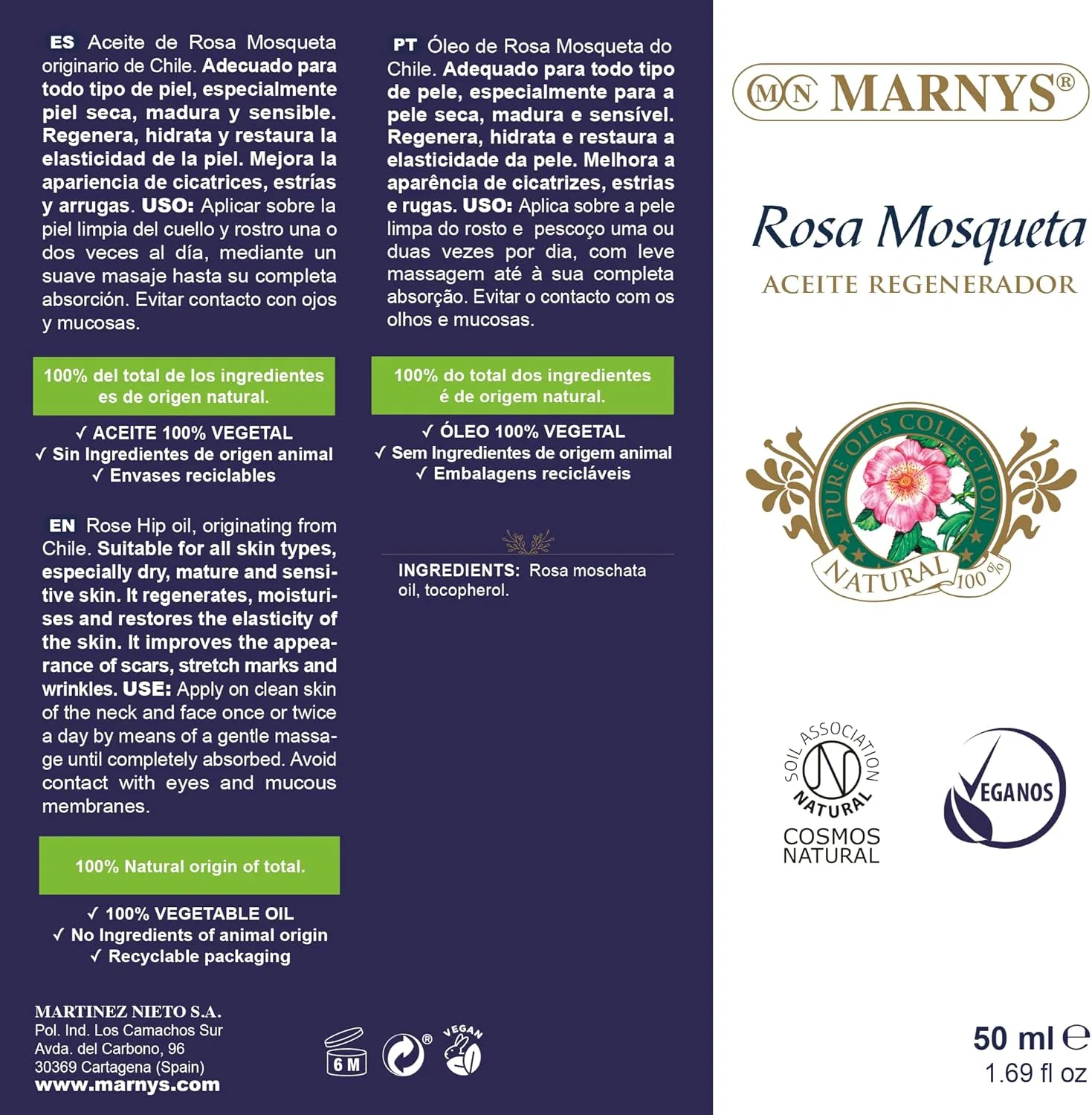Масло для тела Marny's, 50 мл, Pink — фото 3
