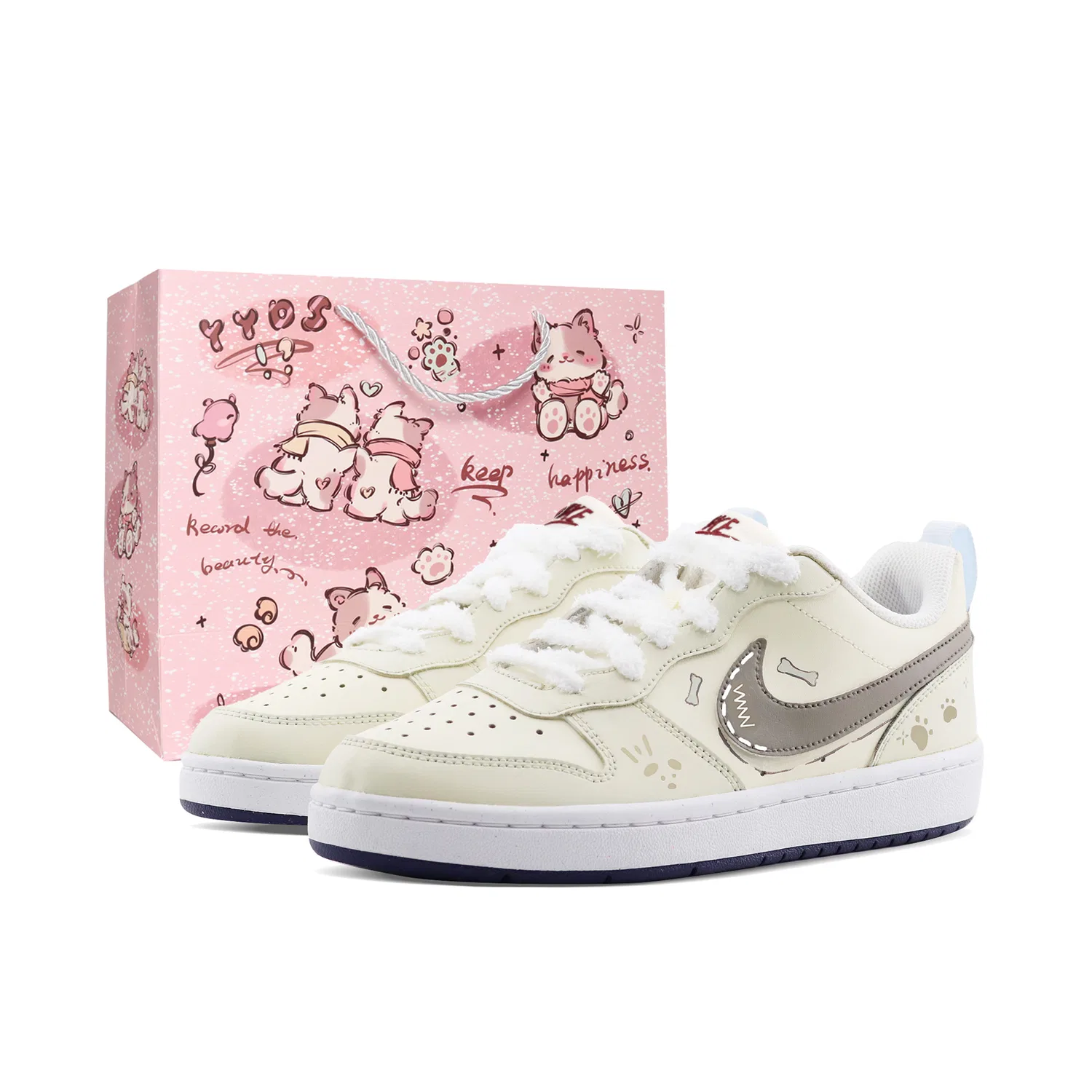 Детские скейтбординговые кроссовки Nike Court Borough Kids