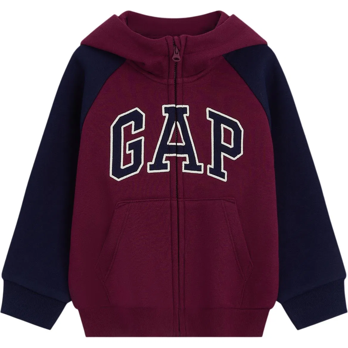 Детская толстовка с капюшоном, без молнии, Dark Red, GAP