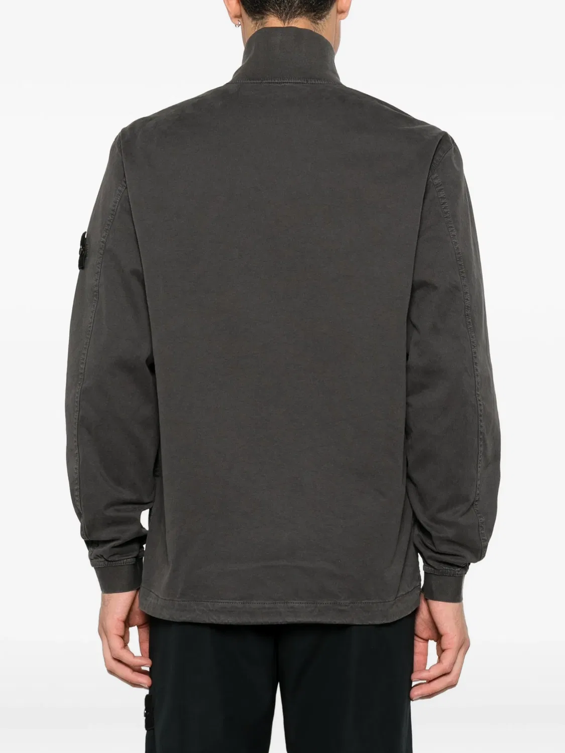 Stone Island Куртка-рубашка на молнии - серый — фото 2