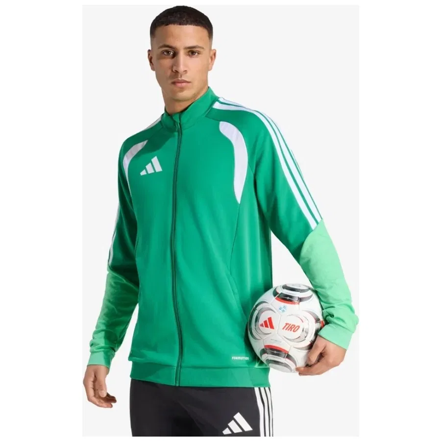 Спортивный свитшот с высоким воротником Tiro 26 League Training adidas, Зеленый — фото 2