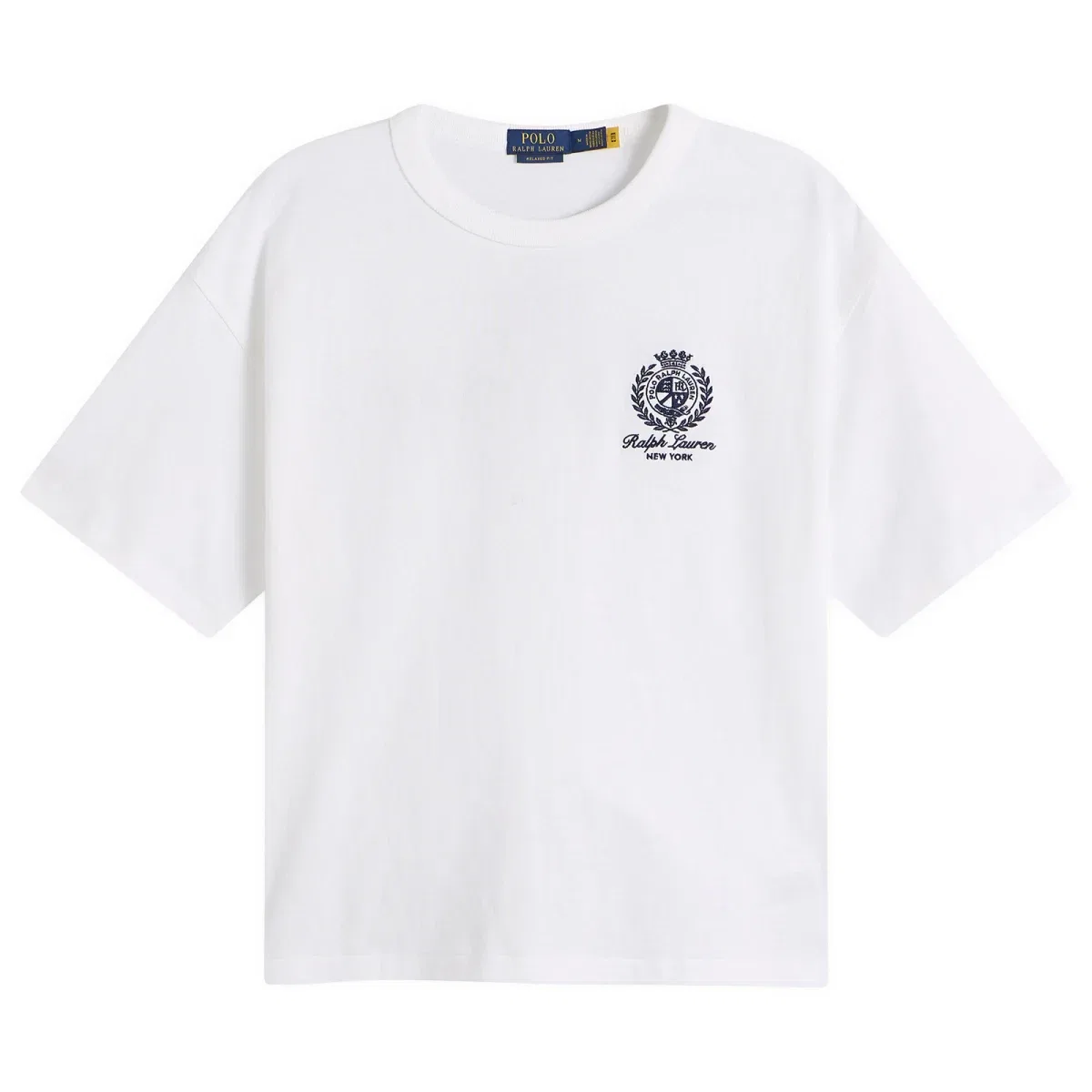 Футболка с принтом Crest Logo Polo Ralph Lauren, White