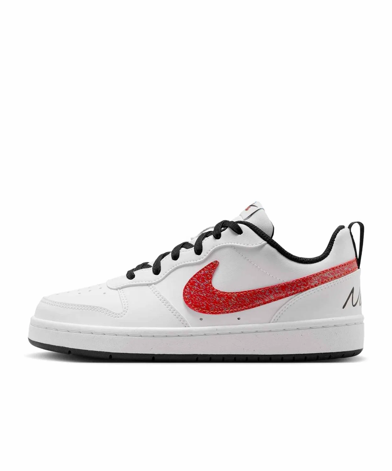 Детские кроссовки с низким профилем Nike Court Borough Low Big Kids' Shoes, Белый