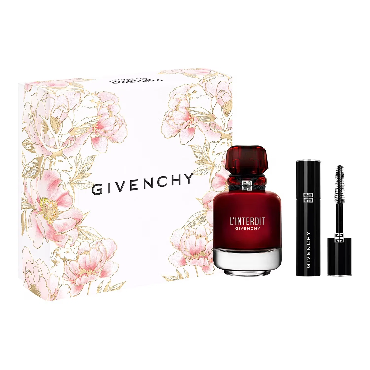 Подарочный набор парфюма и туши L'INTERDIT Eau de Parfum ROUGE и Mascara GIVENCHY