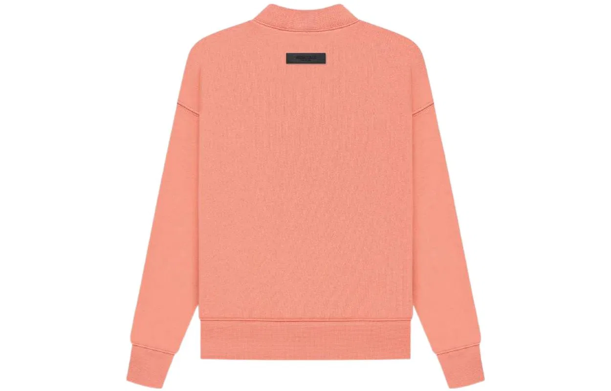 Детский свитшот с круглым вырезом Fear Of God Essentials, Coral Red — фото 3