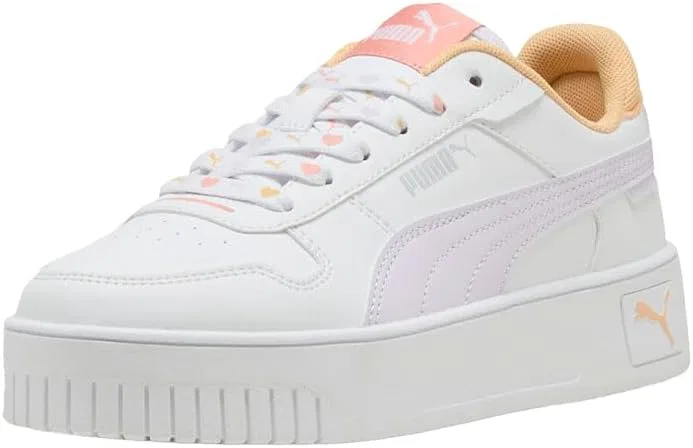 Детские кроссовки для девочек с принтом Carina Street Lacey PUMA, White — фото 2