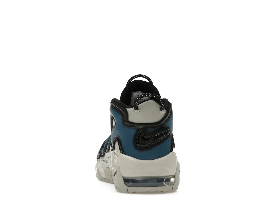 Детские кроссовки Lifestyle Nike Air More Uptempo, Pure Platinum/Burnished Teal-Industrial Blue — фото 4