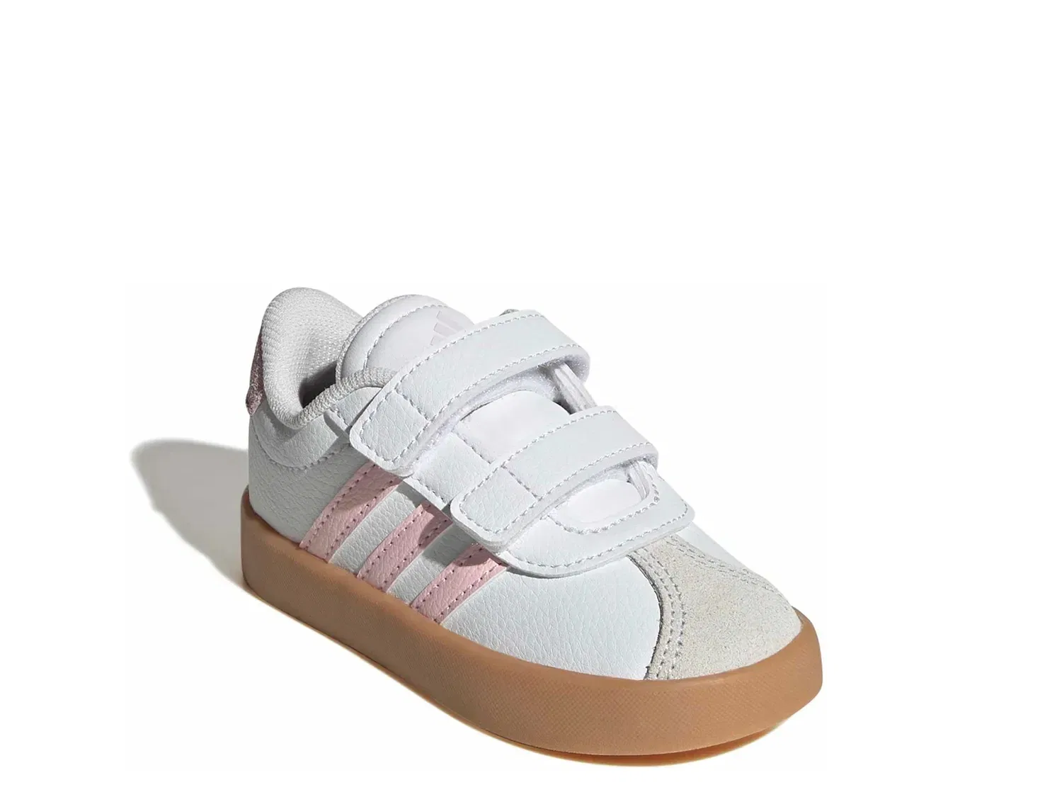 Кроссовки VL Court 3.0, adidas, белый/розовый