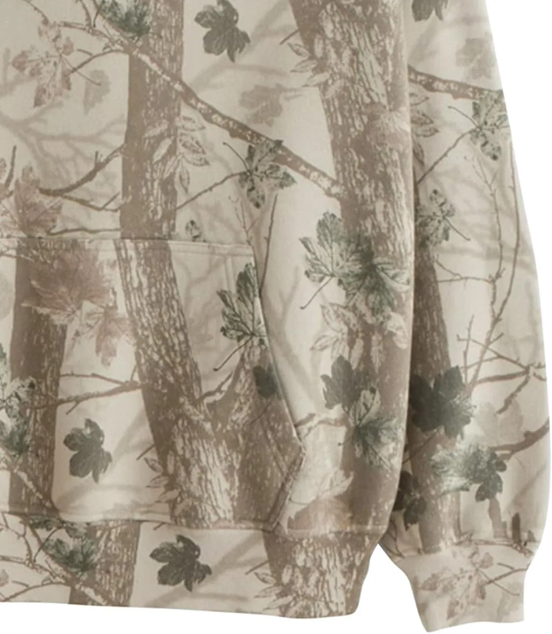 Женский оверсайз худи с капюшоном из флиса, с длинным рукавом, Camo — фото 3